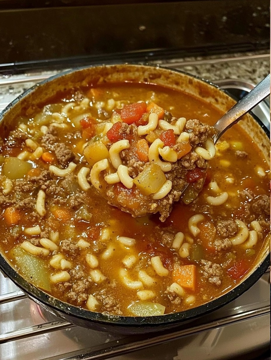 Easy Hamburger Soup