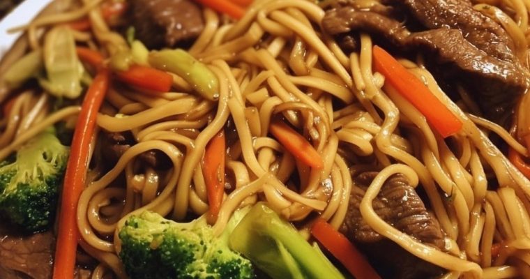Ground Beef Lo Mein