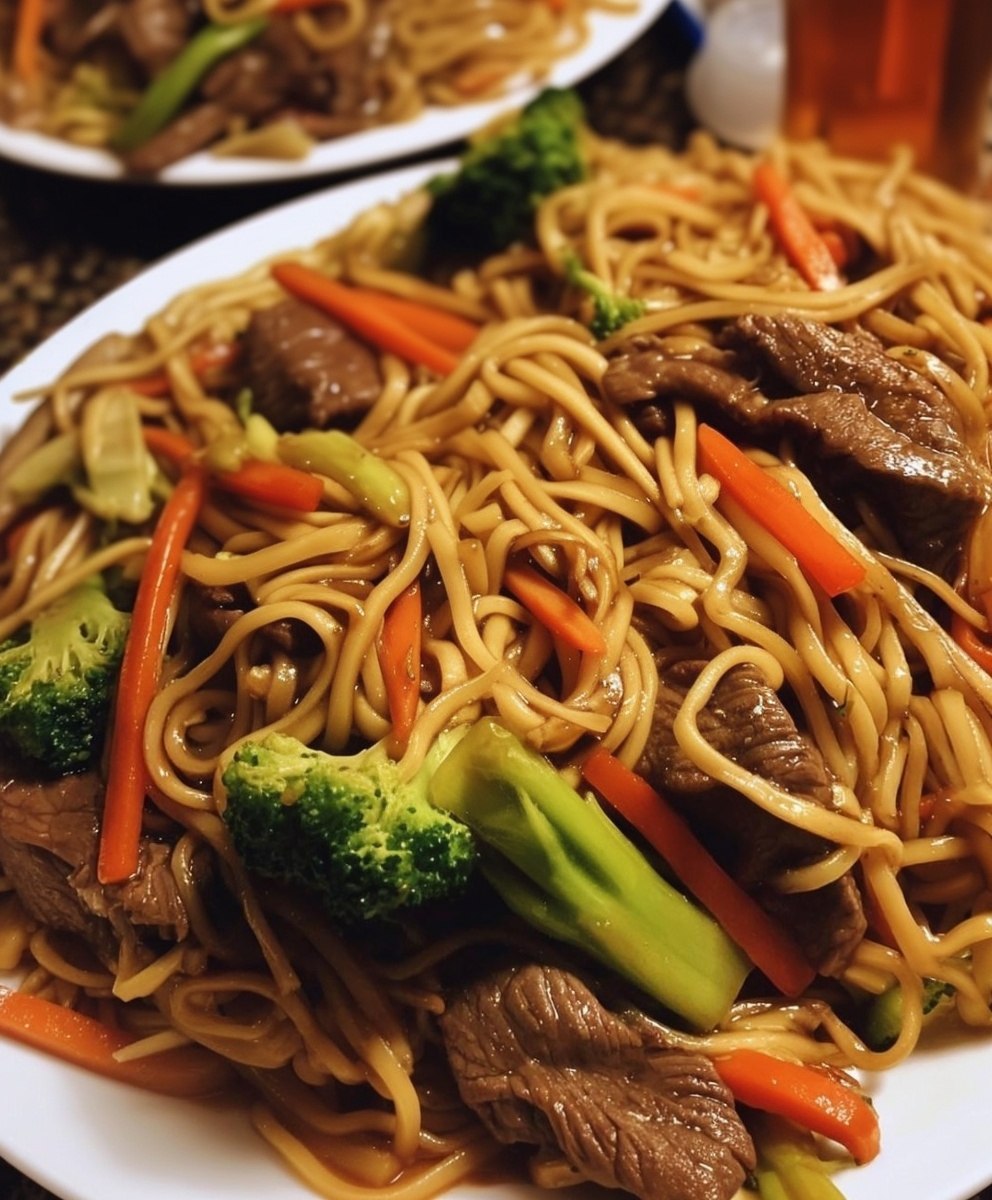 Ground Beef Lo Mein