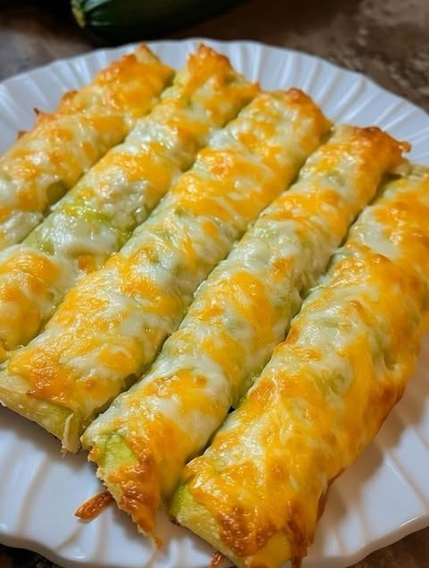 Cheesy Zucchini Breadsticks