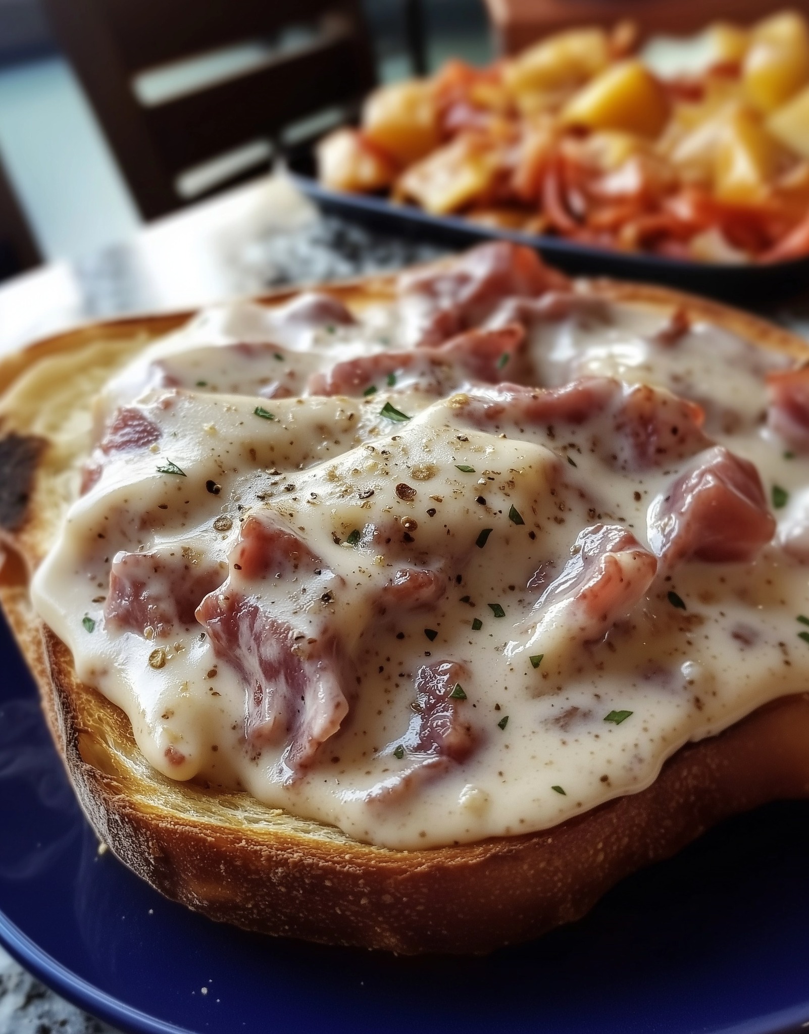 Creamed Chipped Beef on Toast