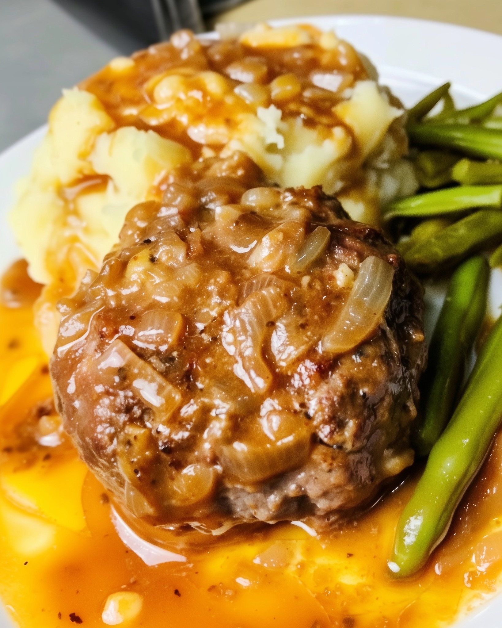 Salisbury Steak Mushroom Gravy