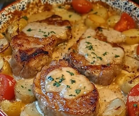 Old-Fashioned Pork Chop Casserole