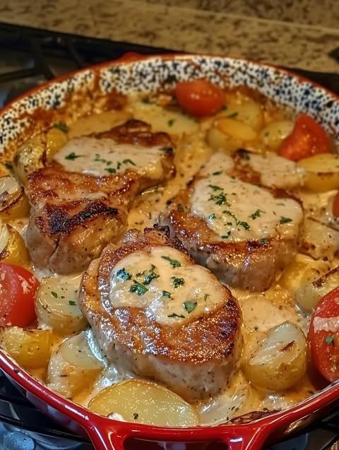 Old-Fashioned Pork Chop Casserole