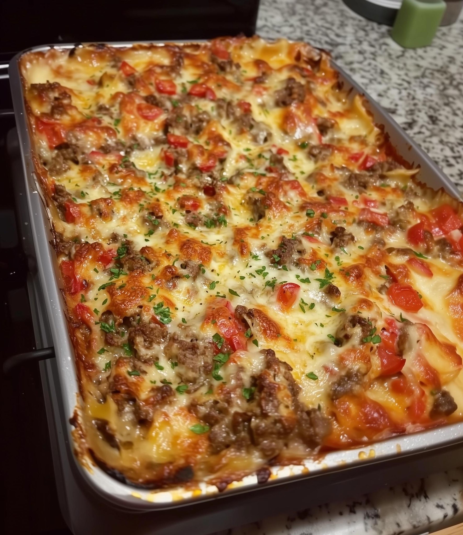 Philly Cheesesteak Casserole