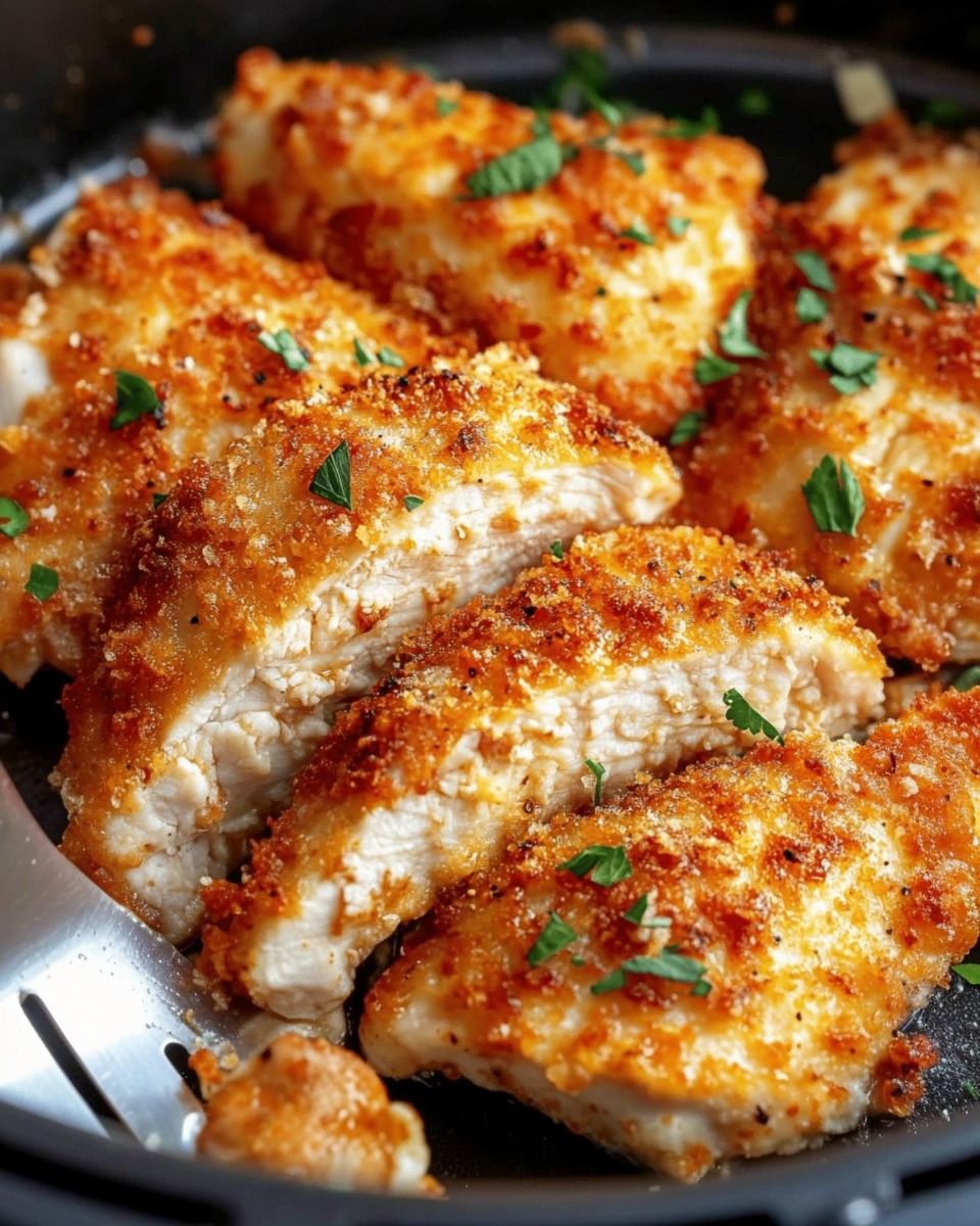 Parmesan-Crusted Air Fryer Chicken Tenders