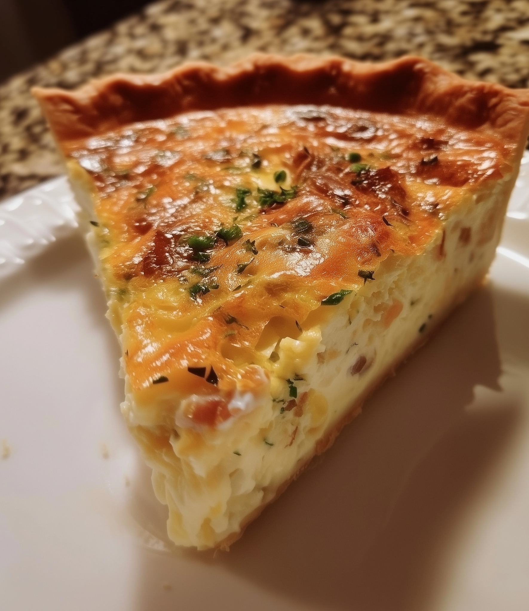 Bacon and Cheese Quiche