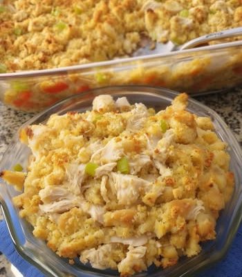 Chicken and Dressing Casserole