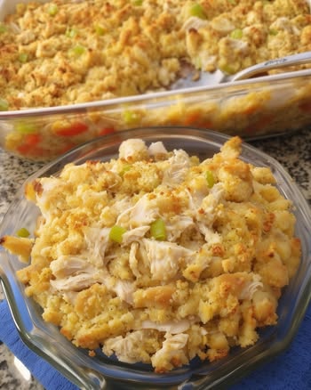 Chicken and Dressing Casserole