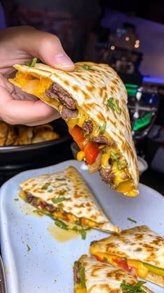 Loaded Steak Quesadillas