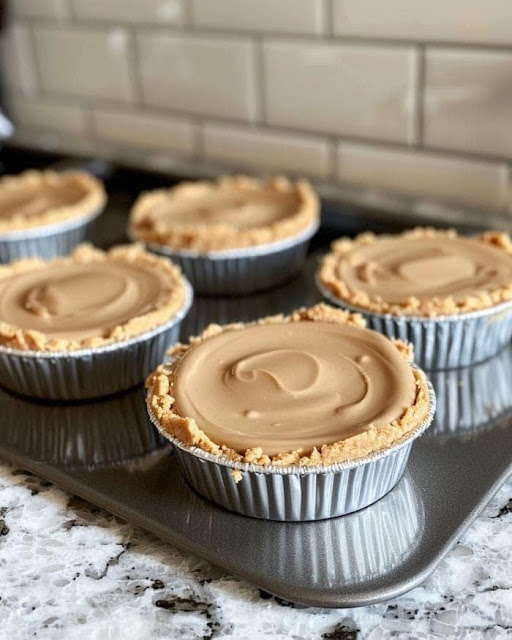 Mini Peanut Butter Cream Pies