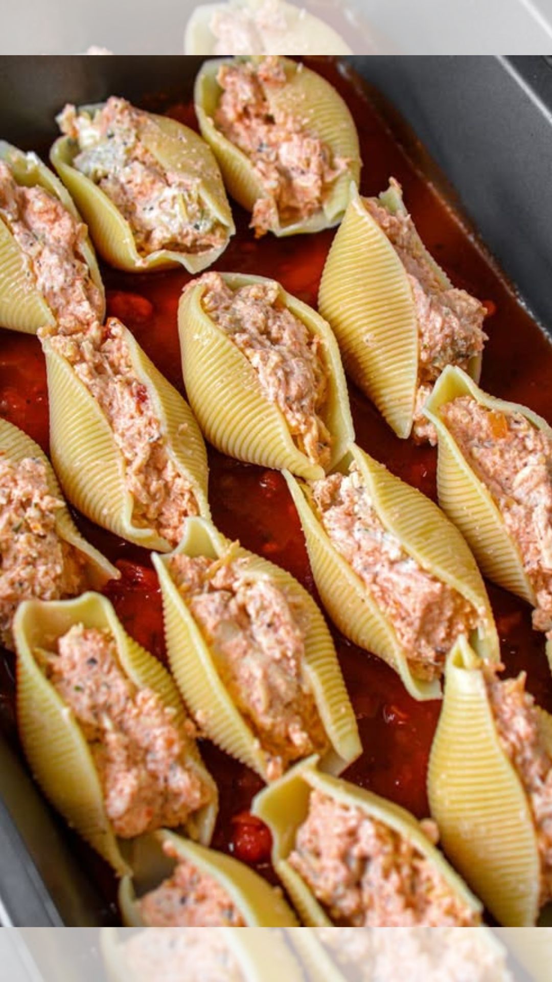 CHICKEN PARM STUFFED SHELLS