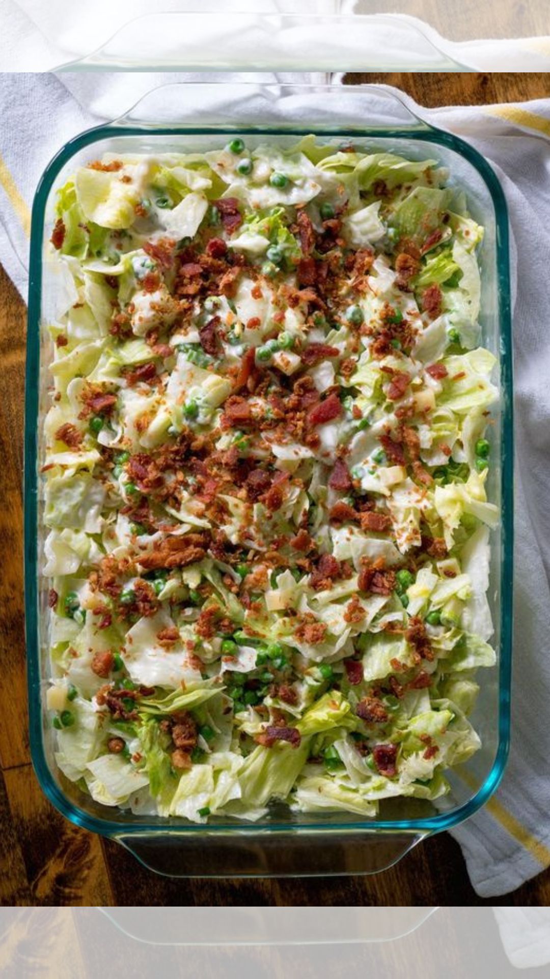 Make-Ahead Salad Casserole