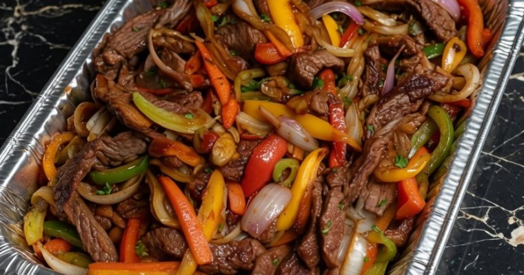 One Pan Sheet Pan Chicken Fajitas
