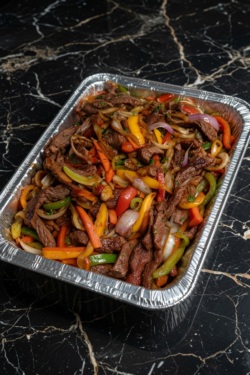One Pan Sheet Pan Chicken Fajitas