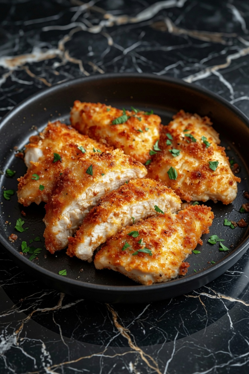 Parmesan-Crusted Air Fryer Chicken Tenders