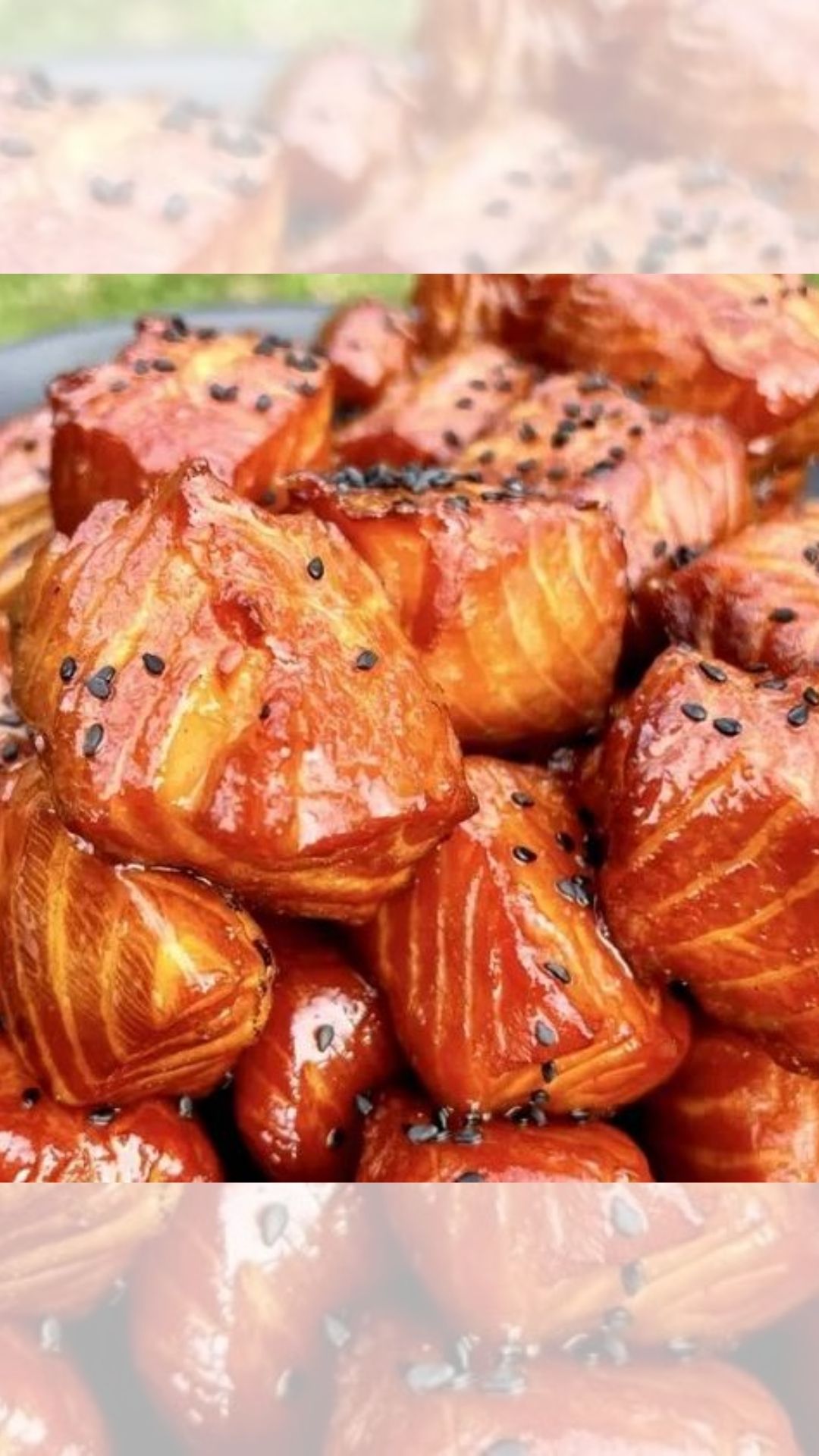 SPICY MAPLE SALMON BITES