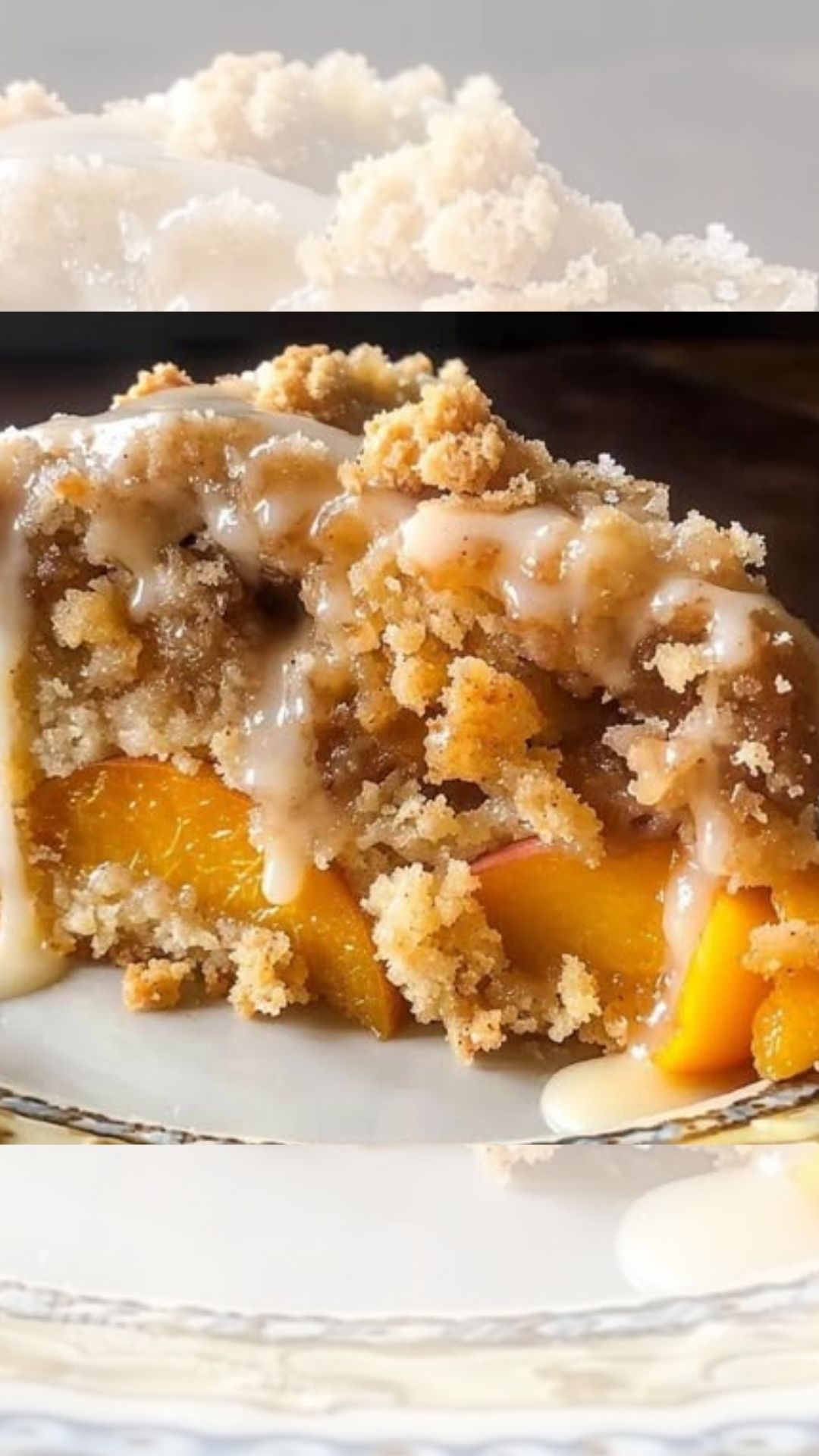 Southern Peach Crumb Cake