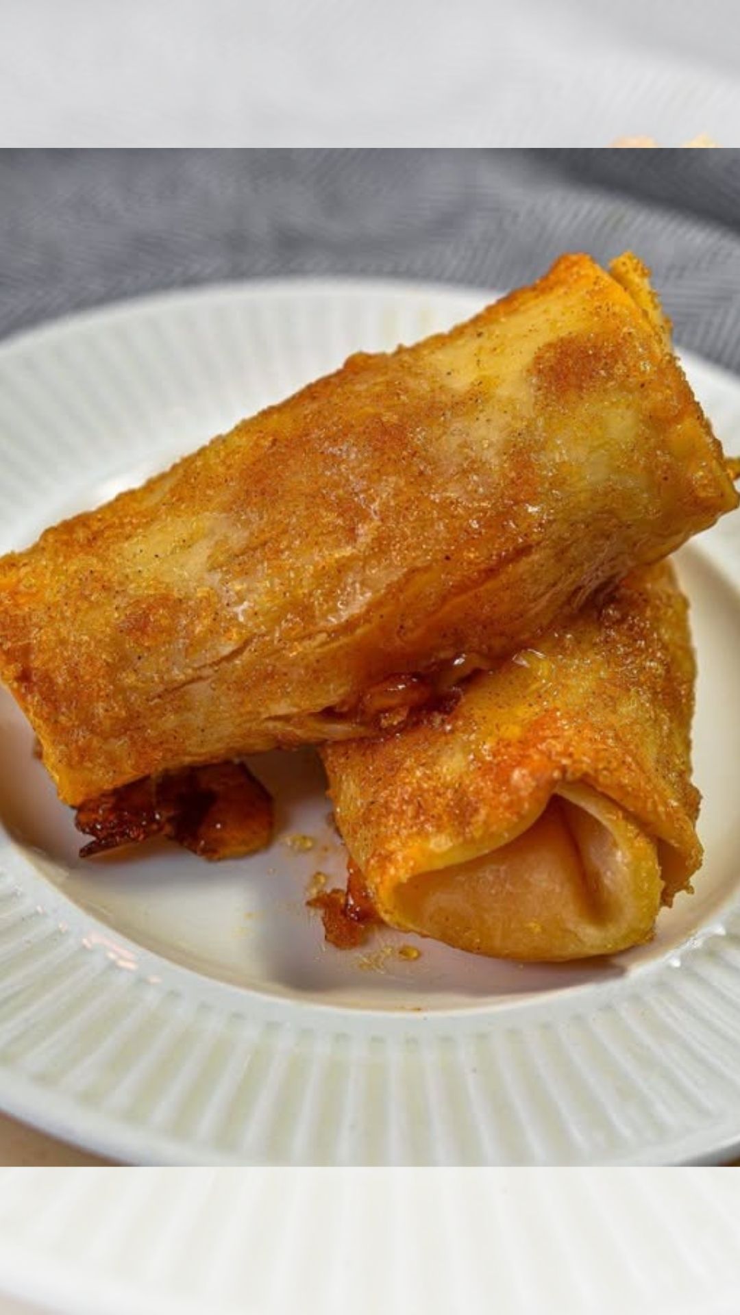 PEACH COBBLER EGG ROLLS