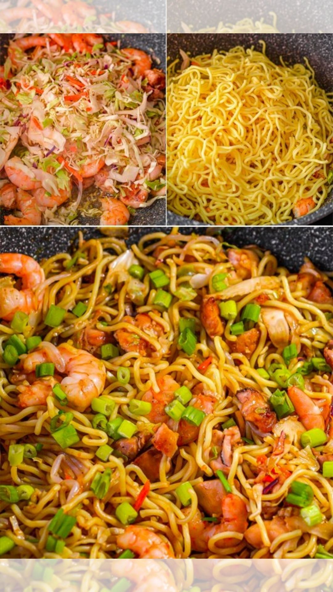 30 Minute Shrimp and Chicken Chow Mein