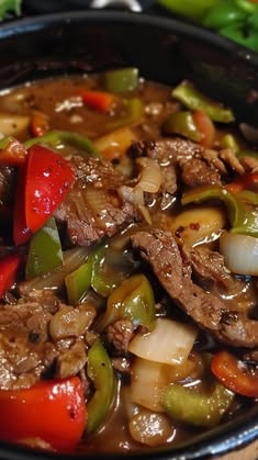 Crockpot Pepper Steak
