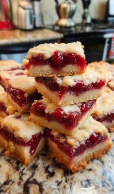 Cherry Crumble Bars