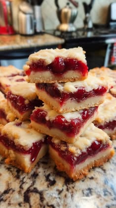 Cherry Crumble Bars