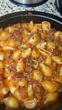 Pasta Shells with Ground Beef