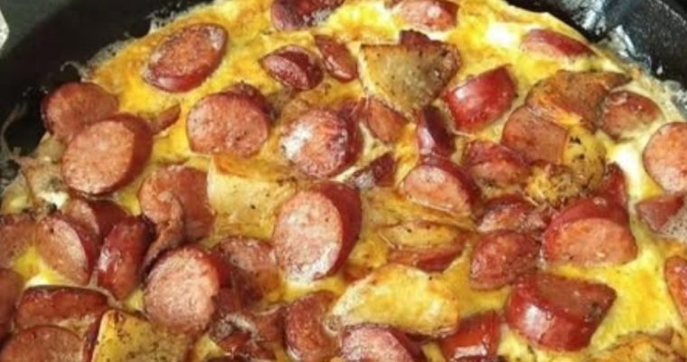 Cheese, Potato and Smoked Sausage Casserole