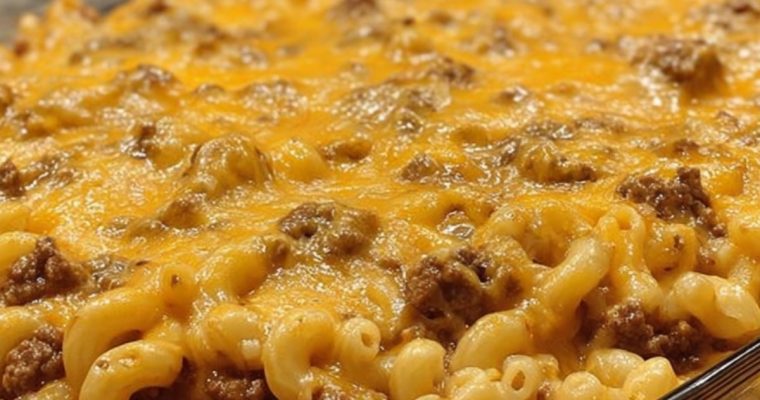 Homemade Cheeseburger Casserole