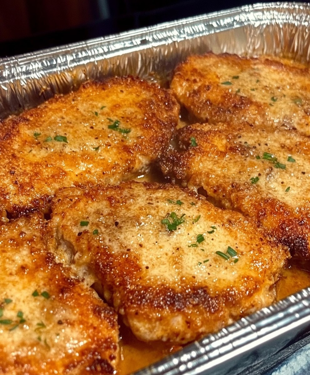 Parmesan Baked Pork Chops