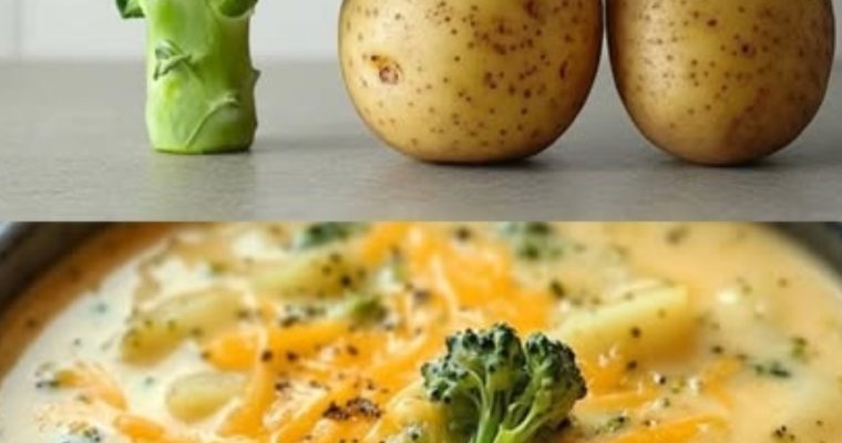 Broccoli, Potato & Cheddar Soup