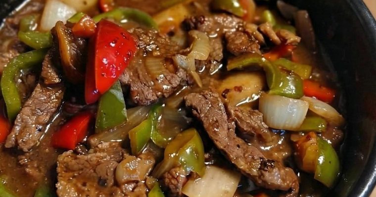 Crockpot Pepper Steak