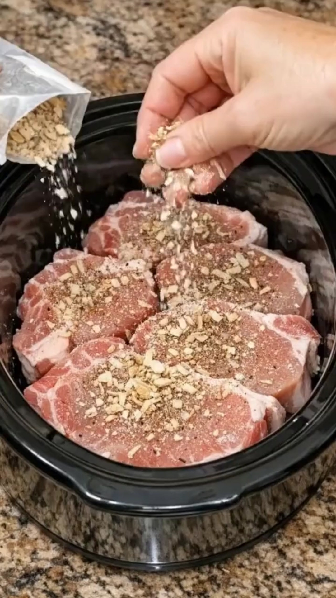 Slow Cooker Amish Onion Pork Noodles