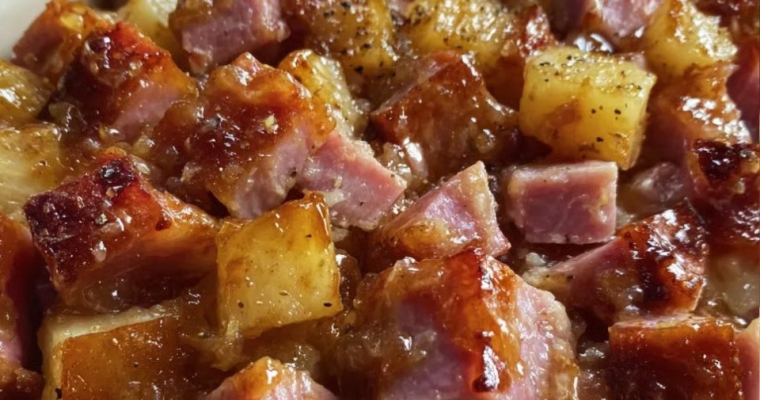 Brown Sugar Pineapple Ham Bake