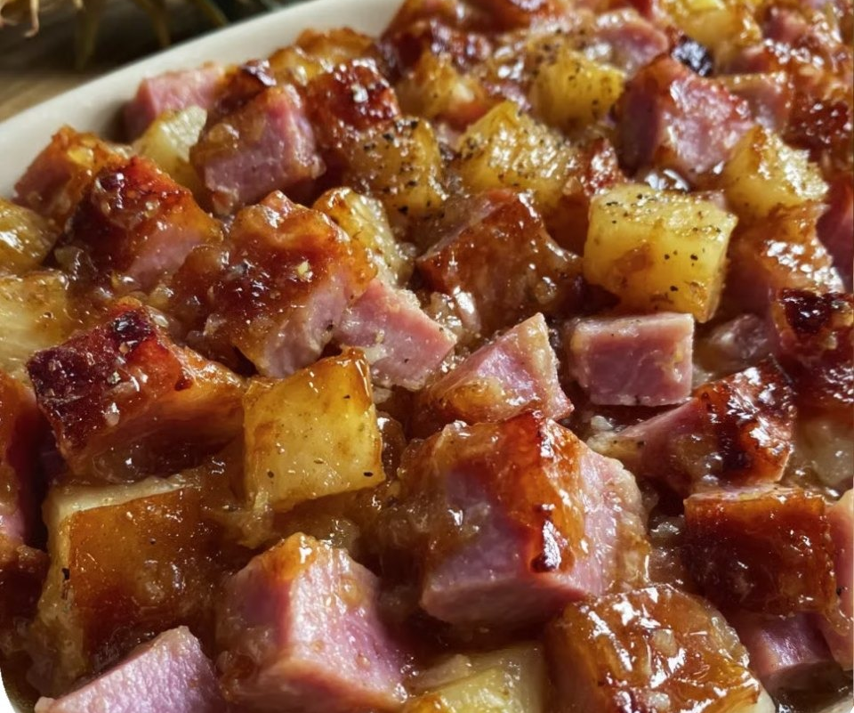 Brown Sugar Pineapple Ham Bake