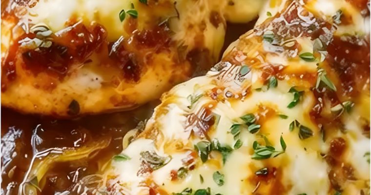 French Onion Chicken Breast