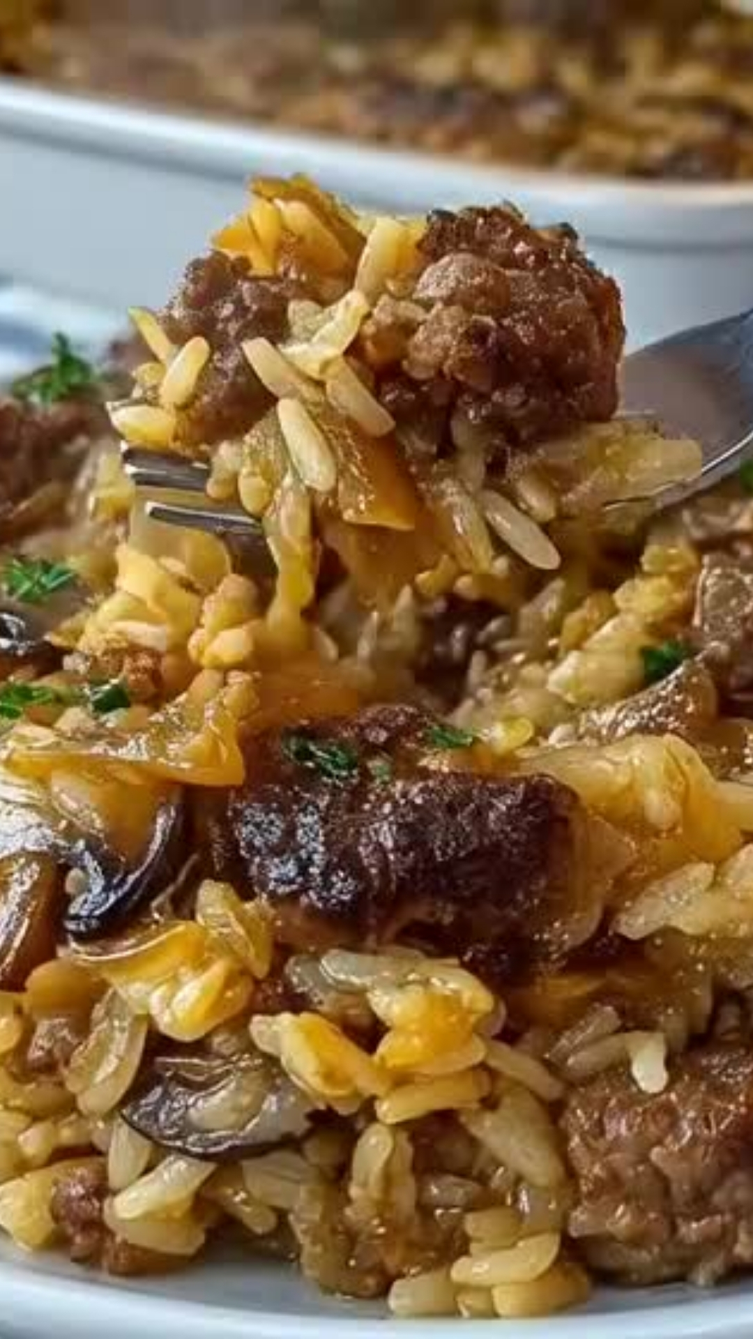 French Onion Beef Rice