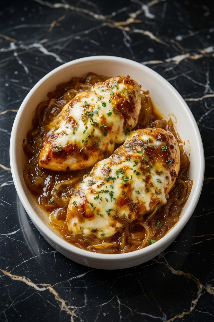 French Onion Chicken Breast