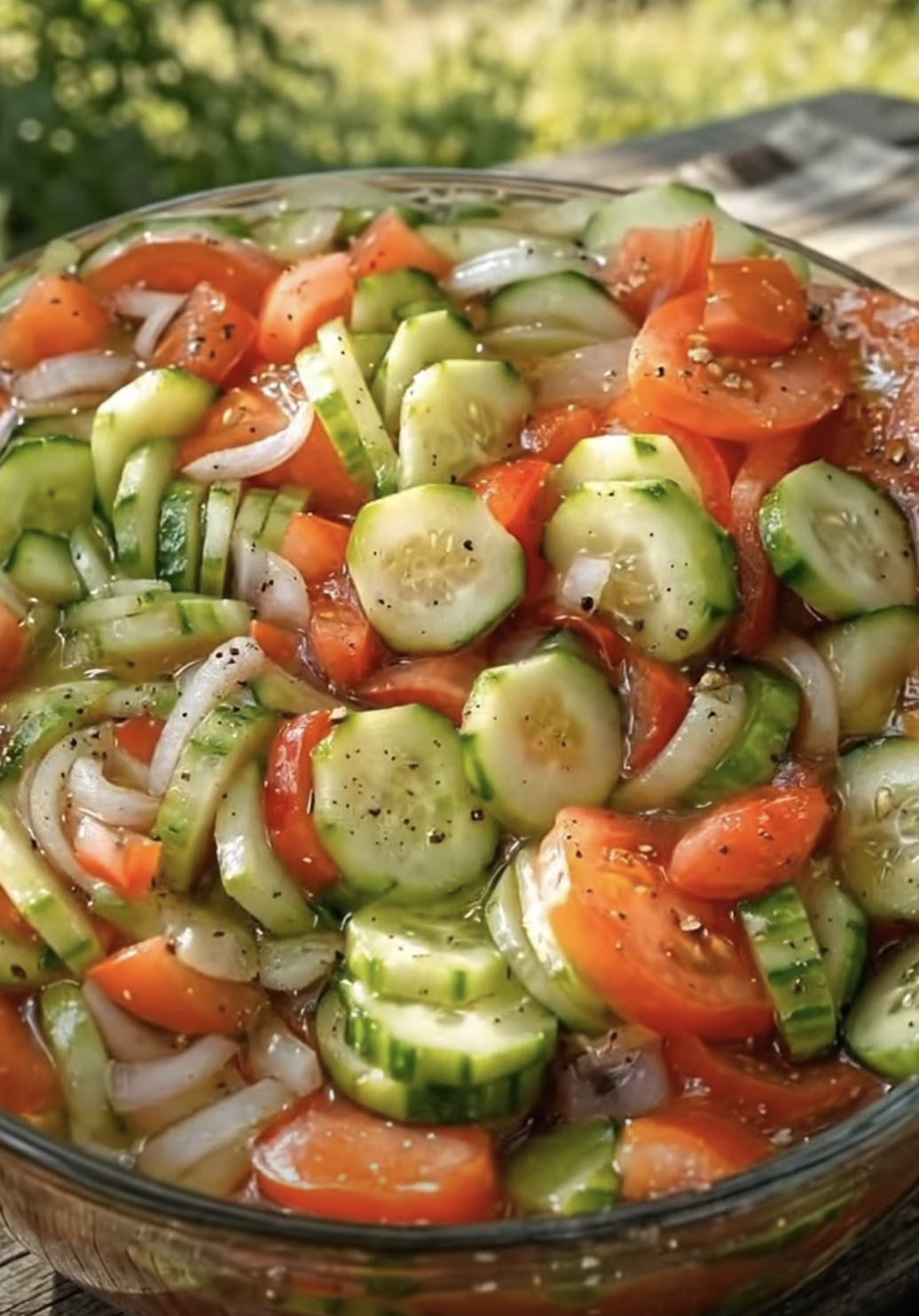 Cucumber, Tomato and Onion Salad
