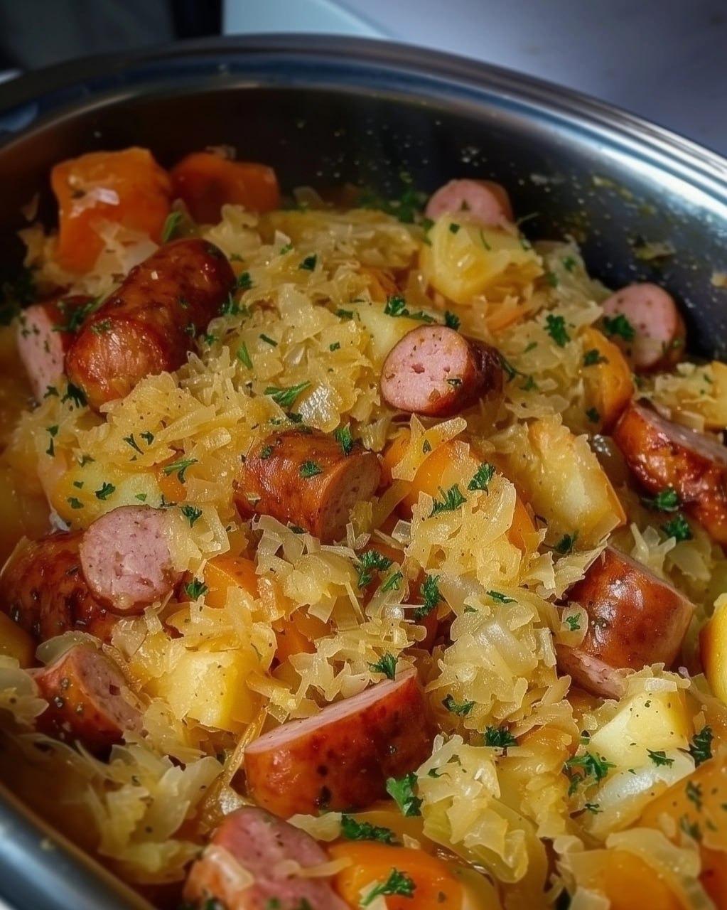 Kielbasa Potato Skillet