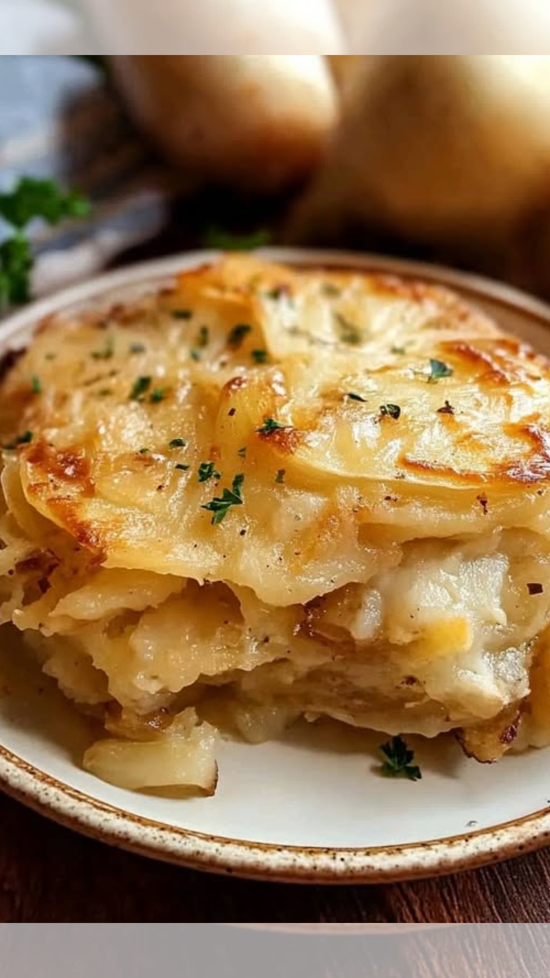 French Onion Potato Bake