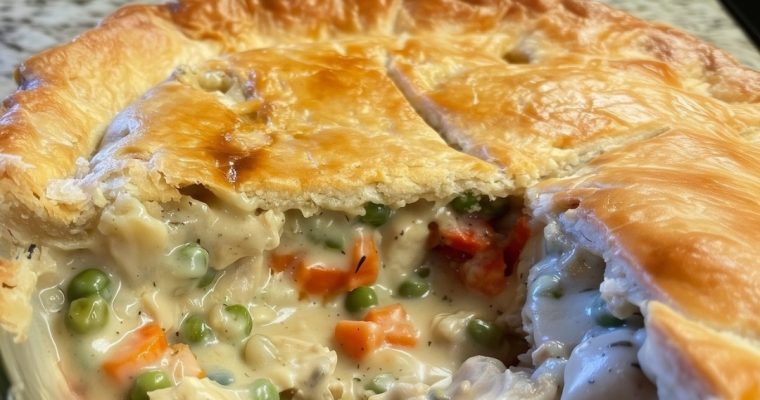Skillet Chicken Pot Pie Casserole