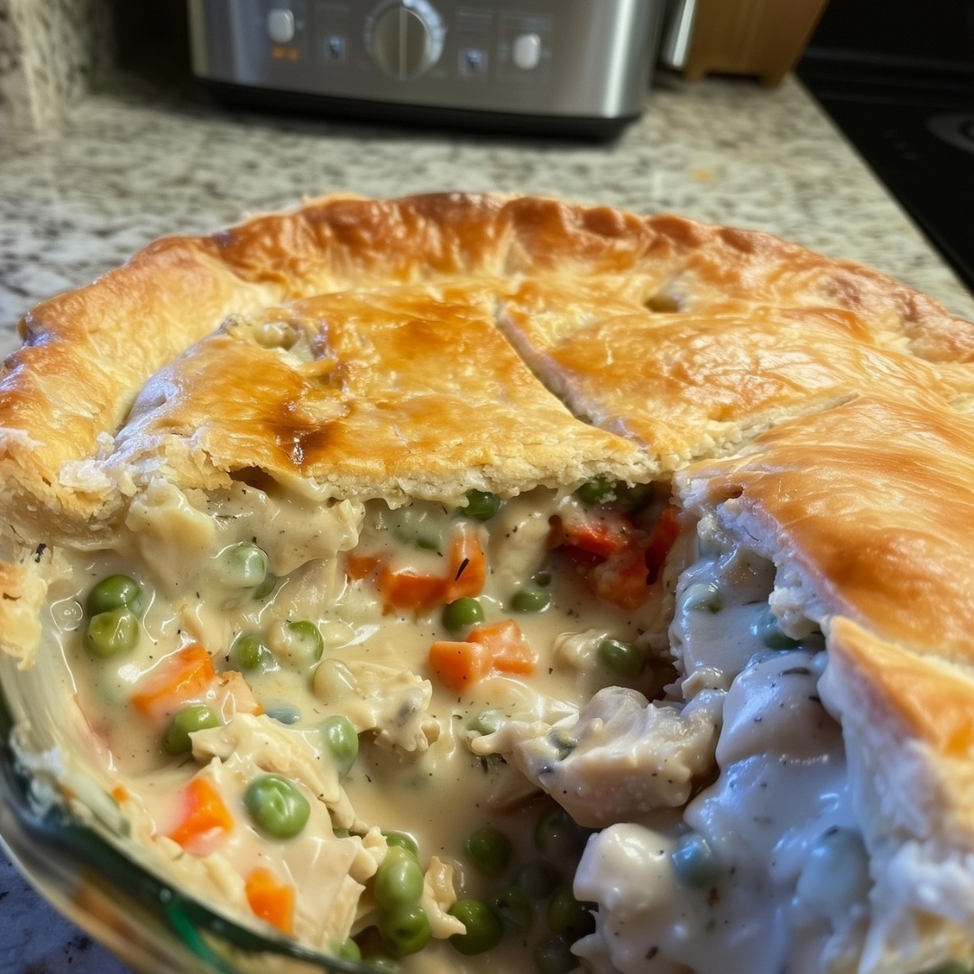 Skillet Chicken Pot Pie Casserole