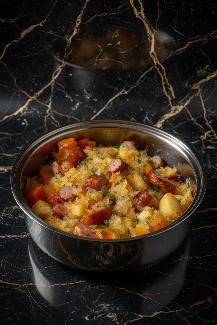 Kielbasa Potato Skillet