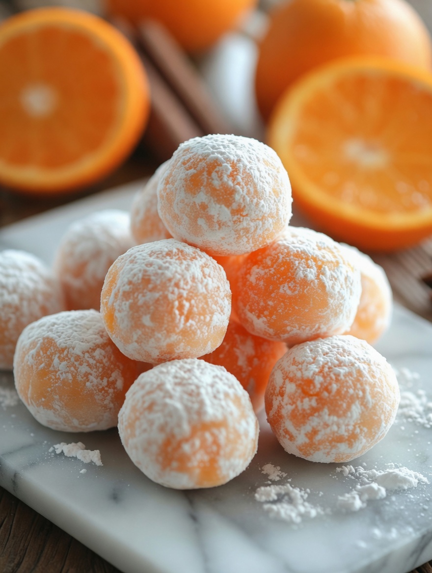 Orange Creamsicle Truffles