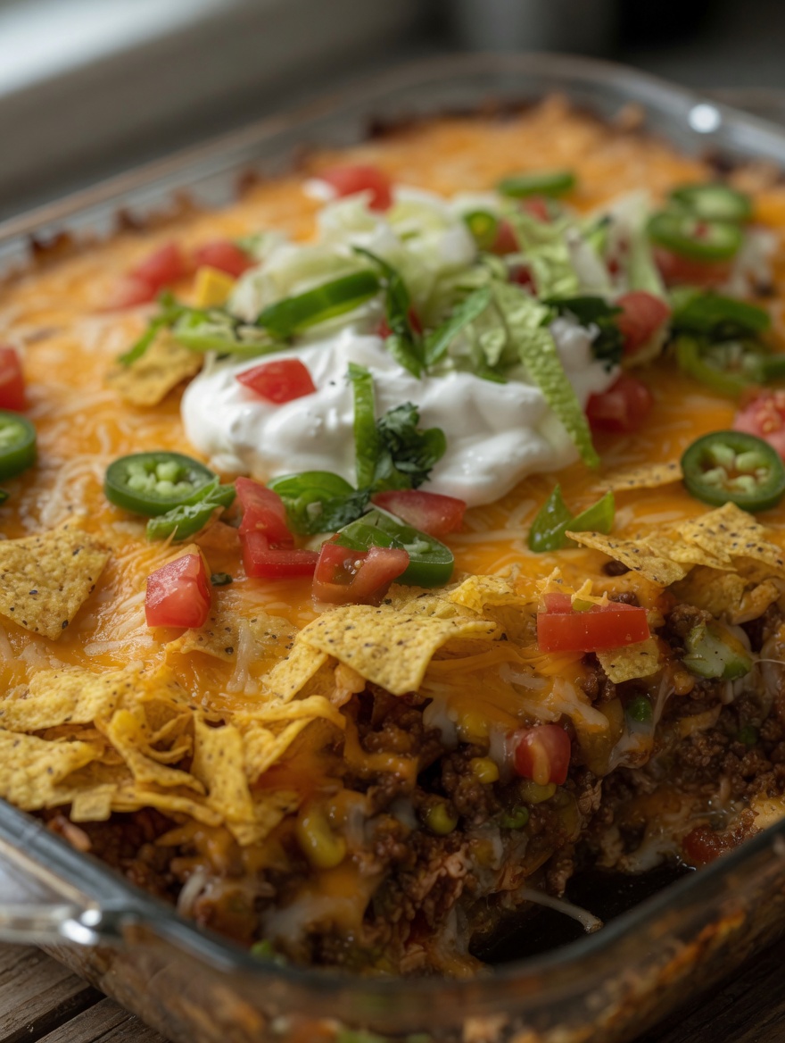 Walking Taco Casserole