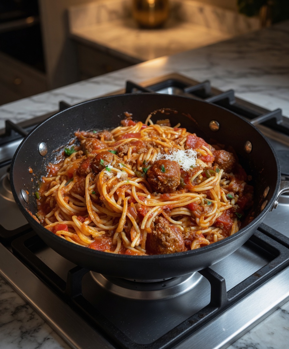 Instant Pot Spaghetti and Meatballs