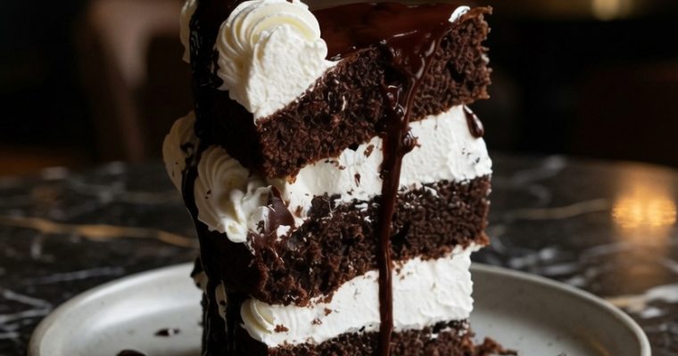 MISSISSIPPI MUDSLIDE CAKE