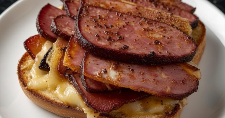 FRIED BOLOGNA SANDWICHES
